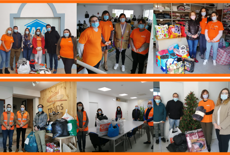 Donación de 223kg de ropas e juguetes a quién más necesita