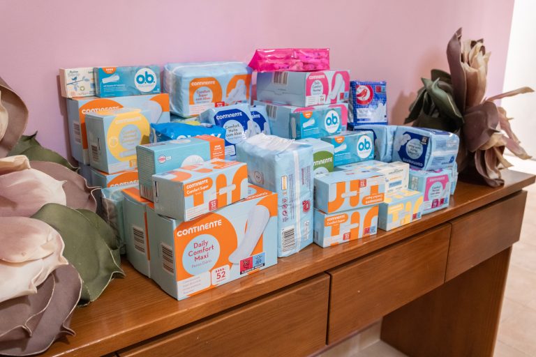 Campaña de recogida de productos de higiene menstrual