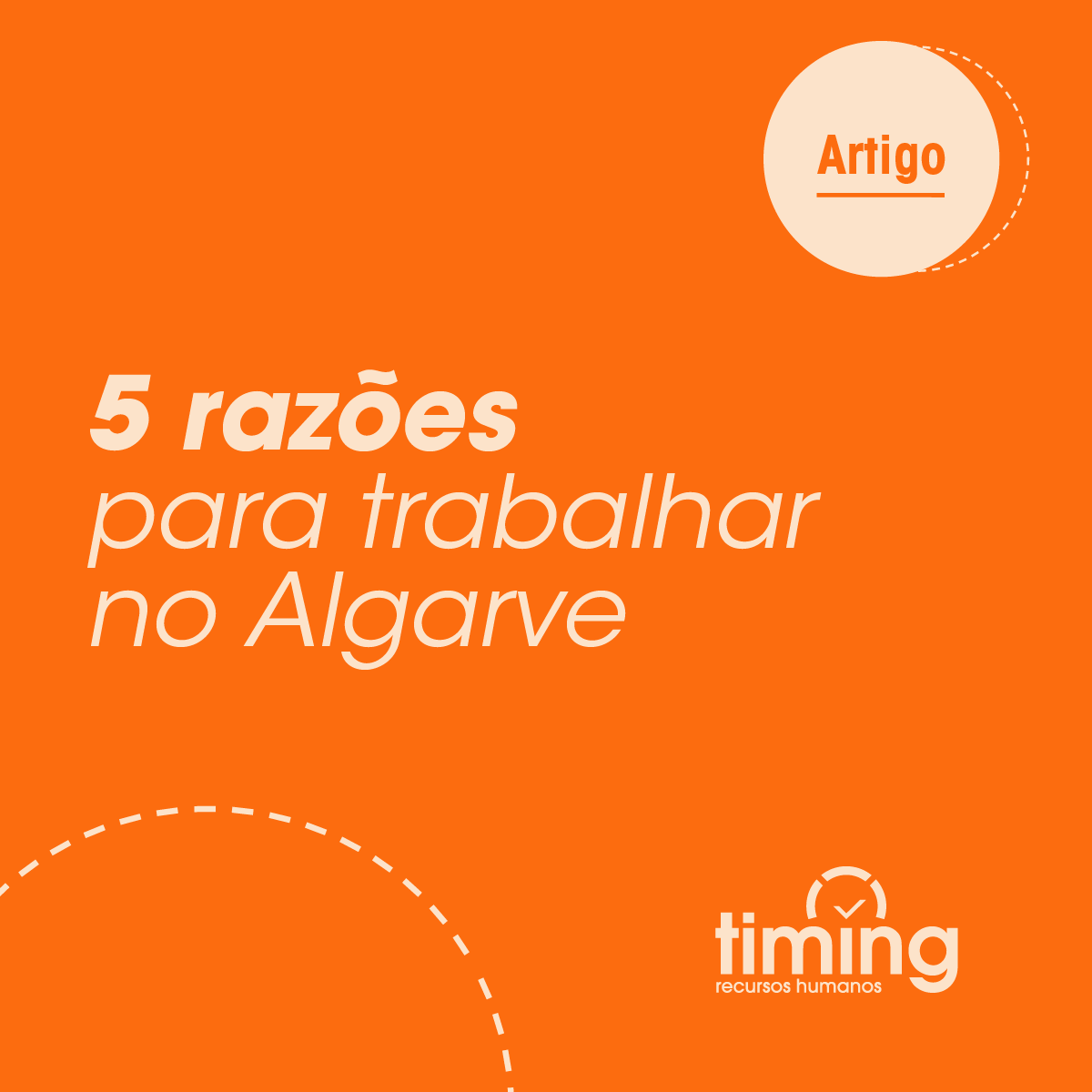 5 razões para trabalhar no Algarve