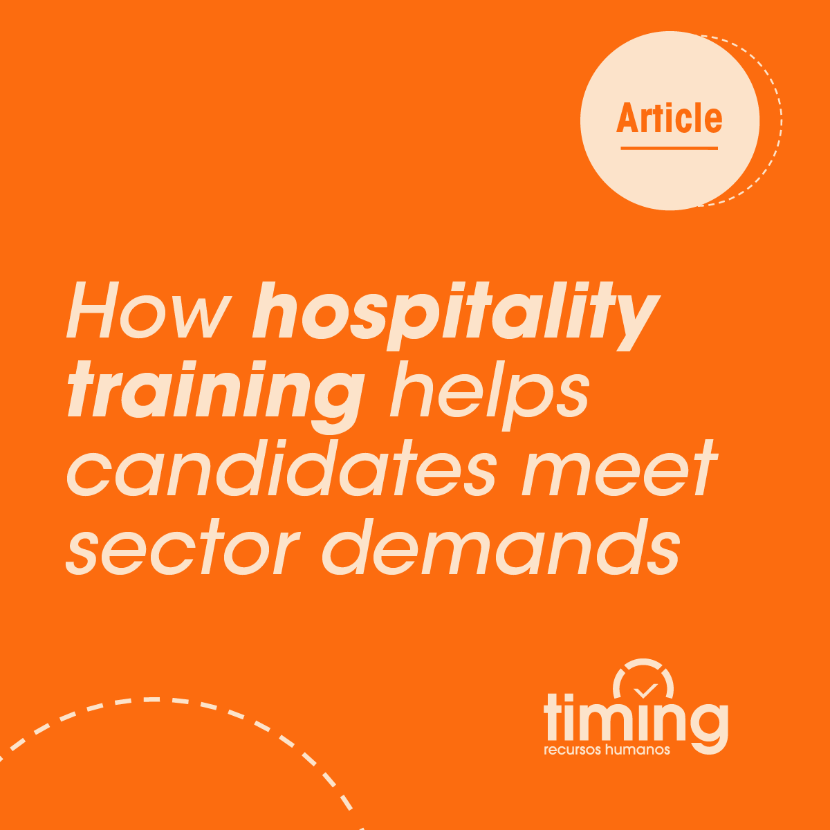 How hospitality training helps candidates meet sector demands