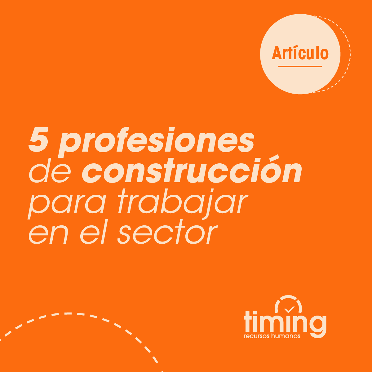 5 profesiones de construcción para trabajar en el sector