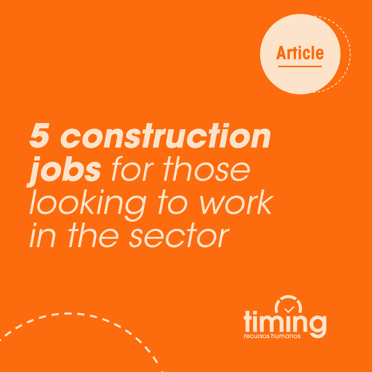5 construction jobs for those looking to work in the sector