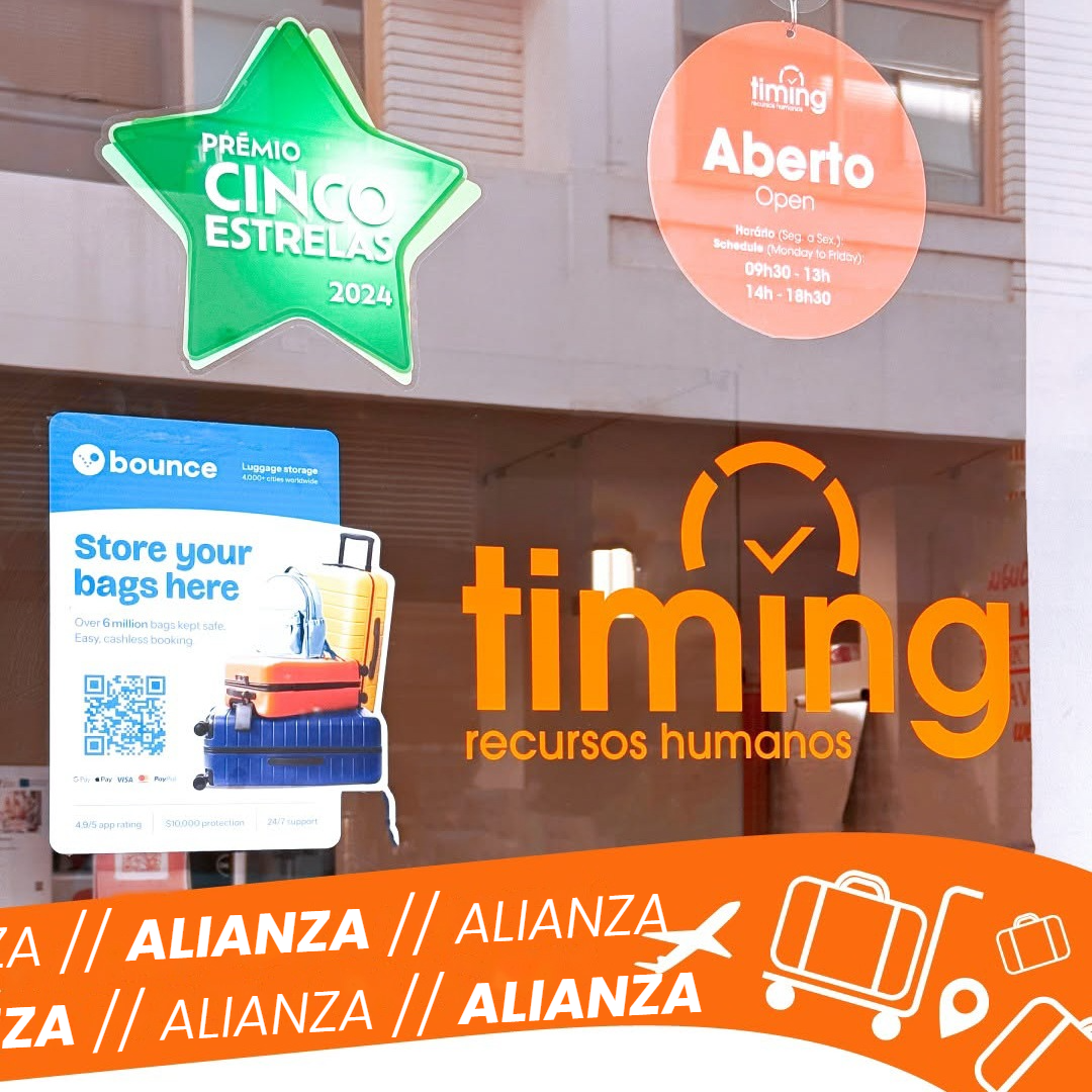 Timing Faro ofrece consigna de equipaje con Bounce